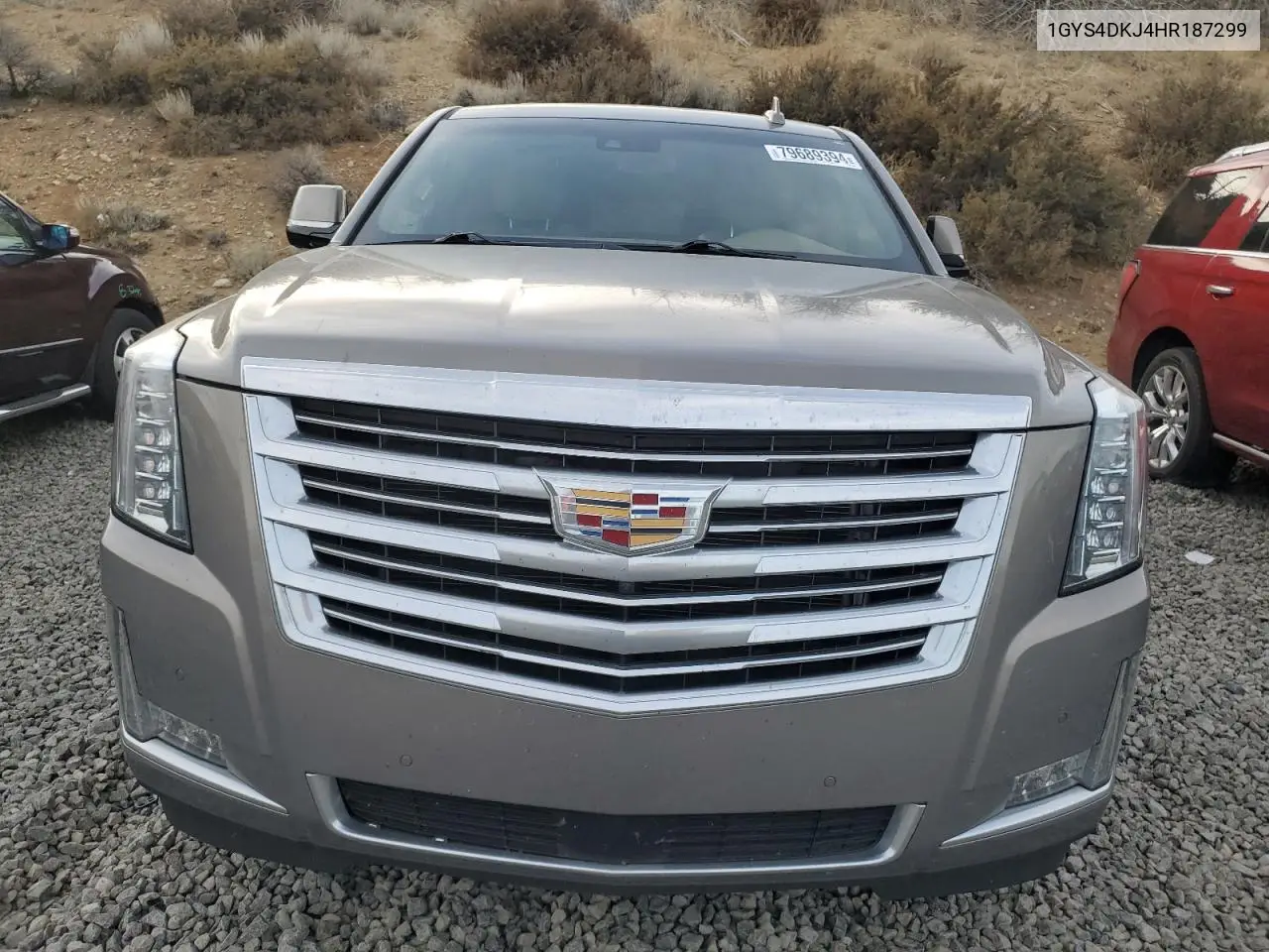2017 Cadillac Escalade Platinum VIN: 1GYS4DKJ4HR187299 Lot: 79689394