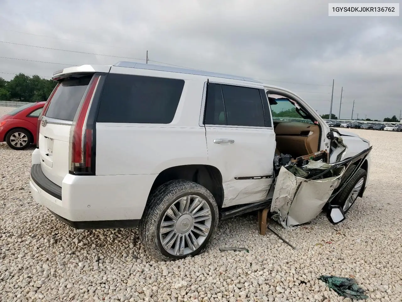 2019 Cadillac Escalade Platinum VIN: 1GYS4DKJ0KR136762 Lot: 56738215