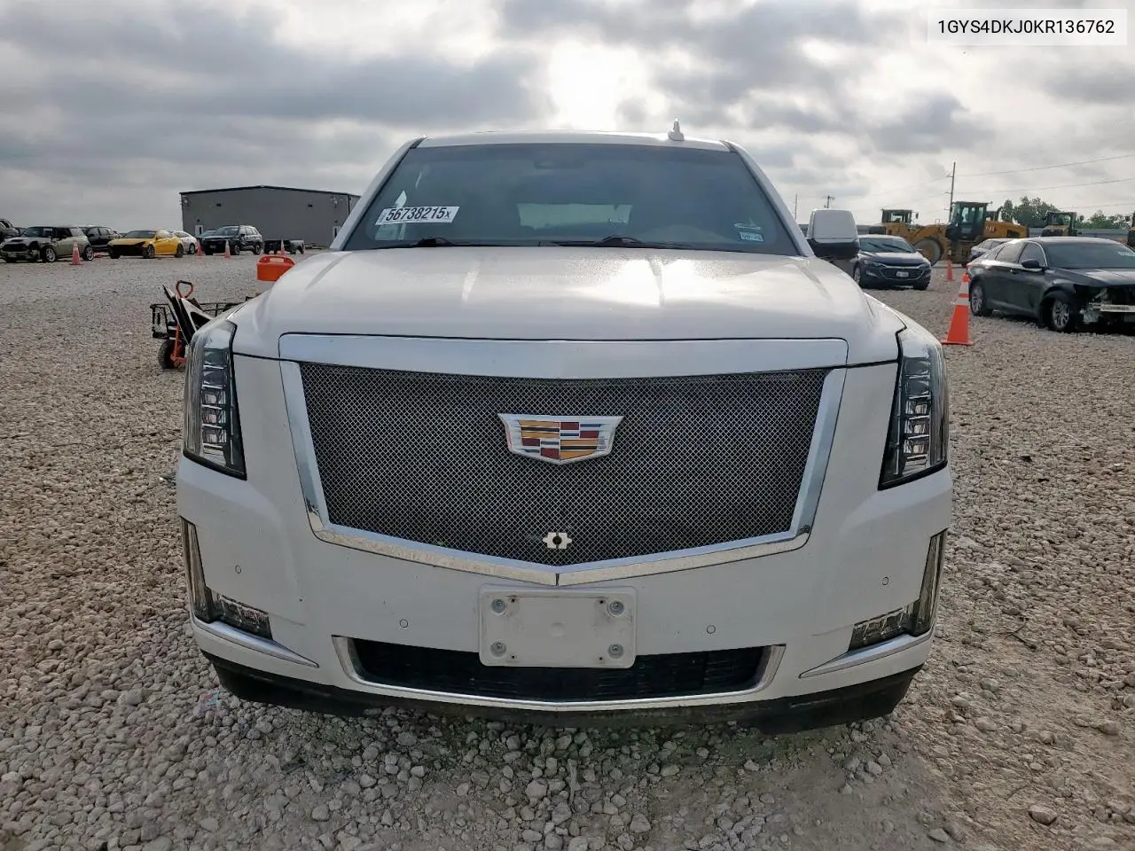 2019 Cadillac Escalade Platinum VIN: 1GYS4DKJ0KR136762 Lot: 56738215