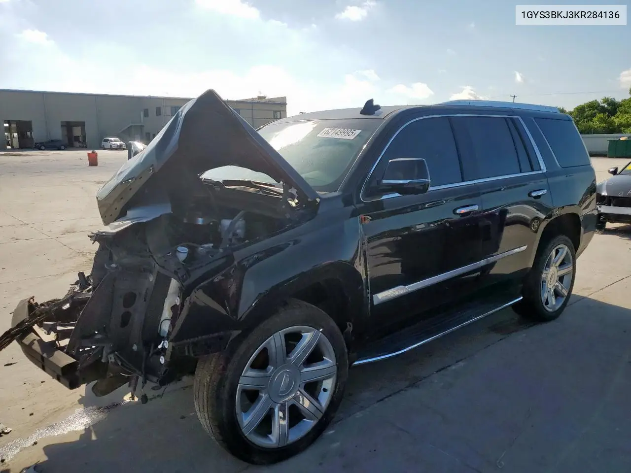 2019 Cadillac Escalade Luxury VIN: 1GYS3BKJ3KR284136 Lot: 62149995