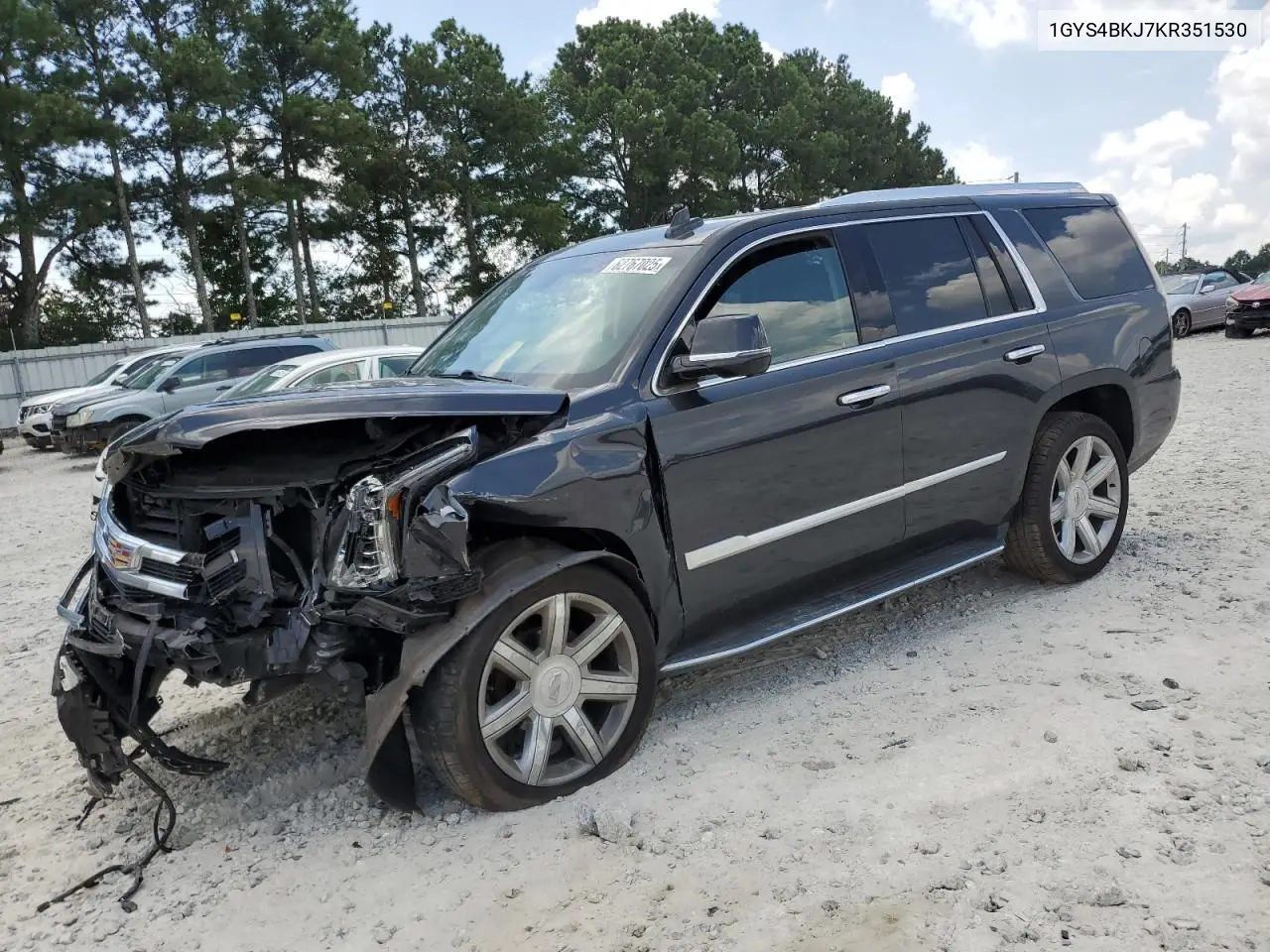 2019 Cadillac Escalade Luxury VIN: 1GYS4BKJ7KR351530 Lot: 62767025