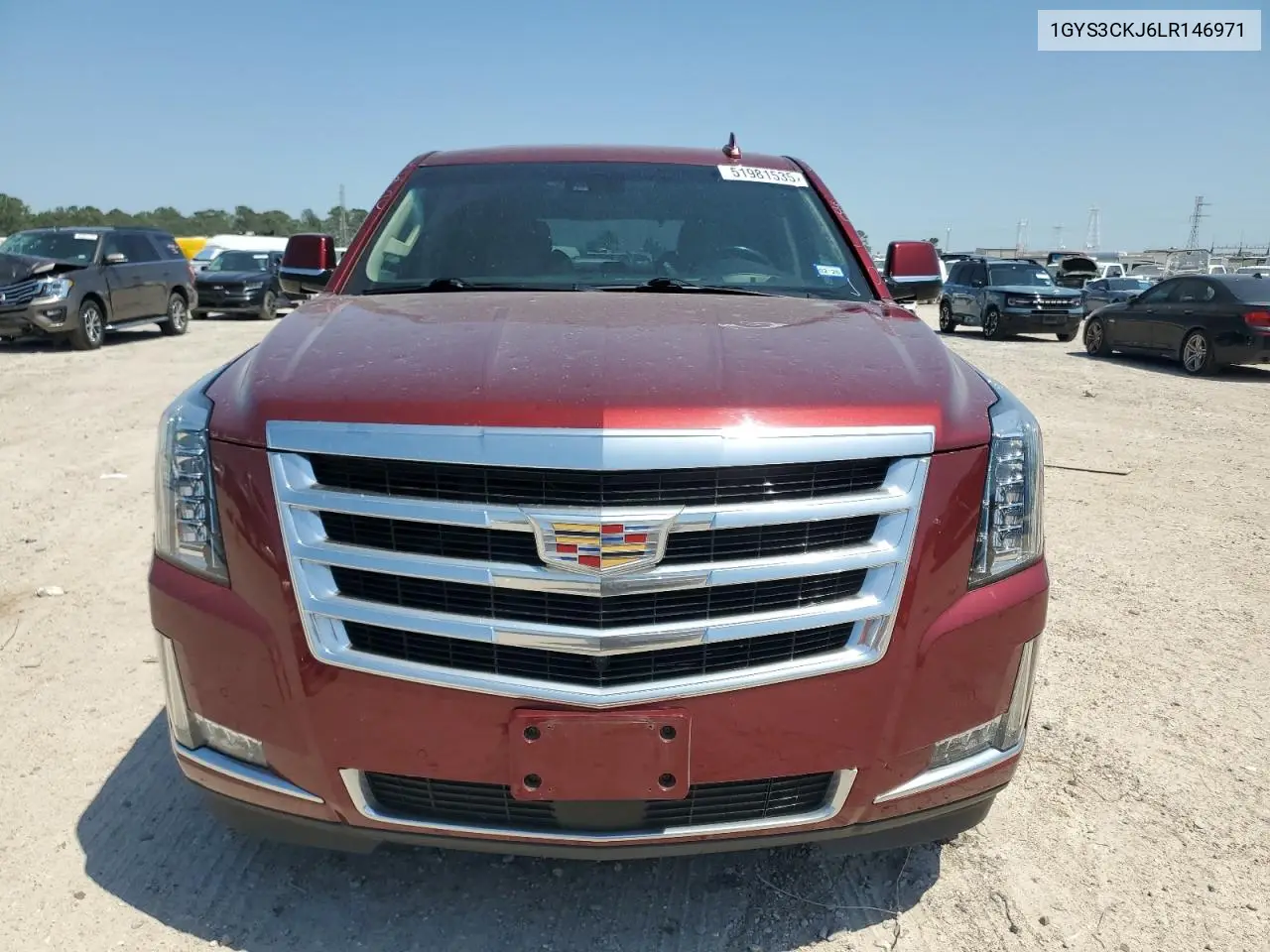 2020 Cadillac Escalade Premium Luxury VIN: 1GYS3CKJ6LR146971 Lot: 51981535