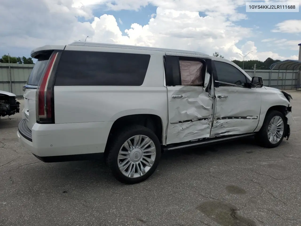 2020 Cadillac Escalade Esv Platinum VIN: 1GYS4KKJ2LR111688 Lot: 56800765