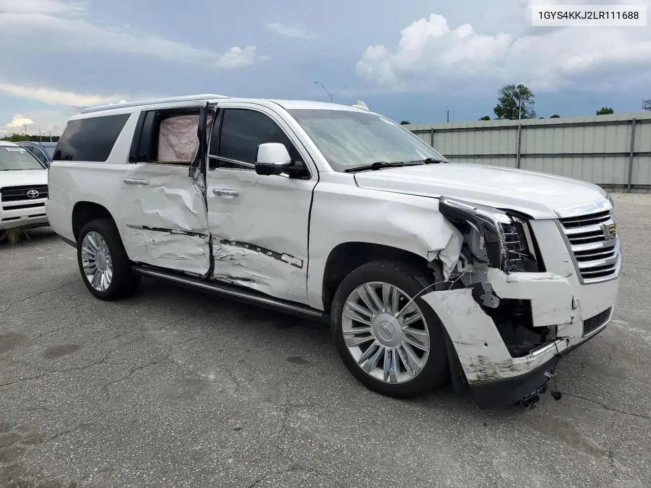 2020 Cadillac Escalade Esv Platinum VIN: 1GYS4KKJ2LR111688 Lot: 56800765