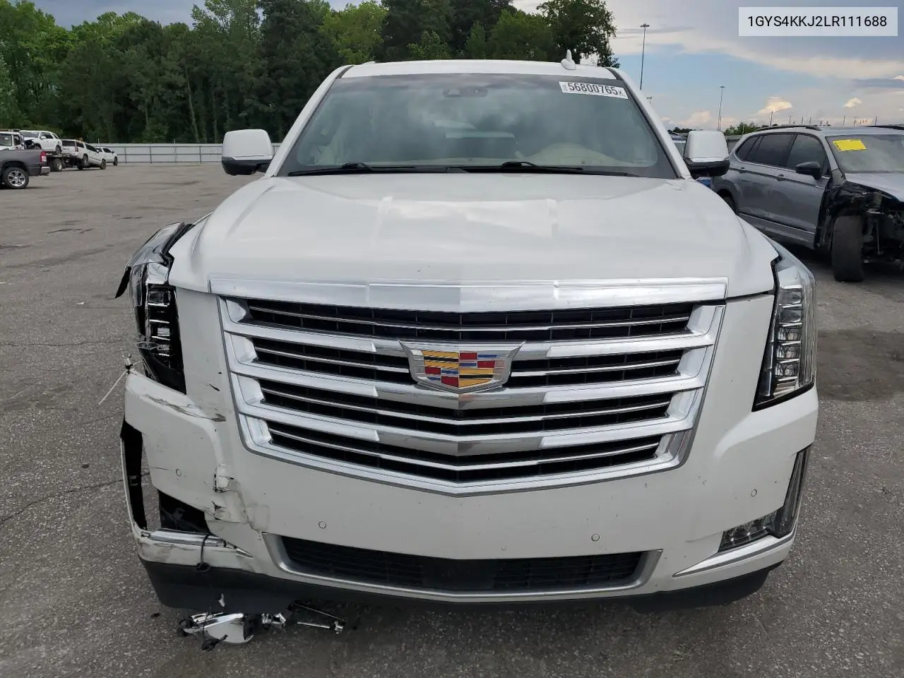 2020 Cadillac Escalade Esv Platinum VIN: 1GYS4KKJ2LR111688 Lot: 56800765