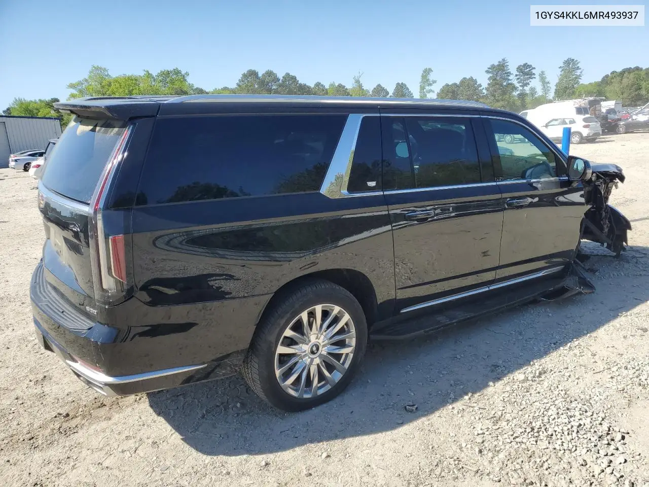 2021 Cadillac Escalade Esv Premium Luxury VIN: 1GYS4KKL6MR493937 Lot: 53544015