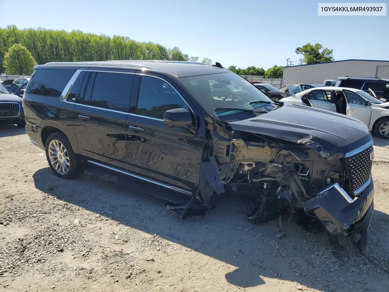 2021 Cadillac Escalade Esv Premium Luxury VIN: 1GYS4KKL6MR493937 Lot: 53544015