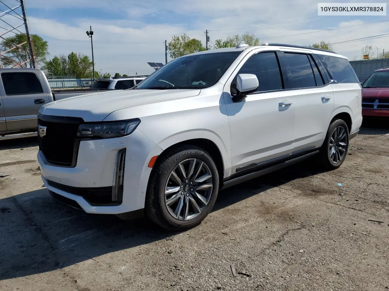 2021 Cadillac Escalade Sport Platinum VIN: 1GYS3GKLXMR378824 Lot: 55270325