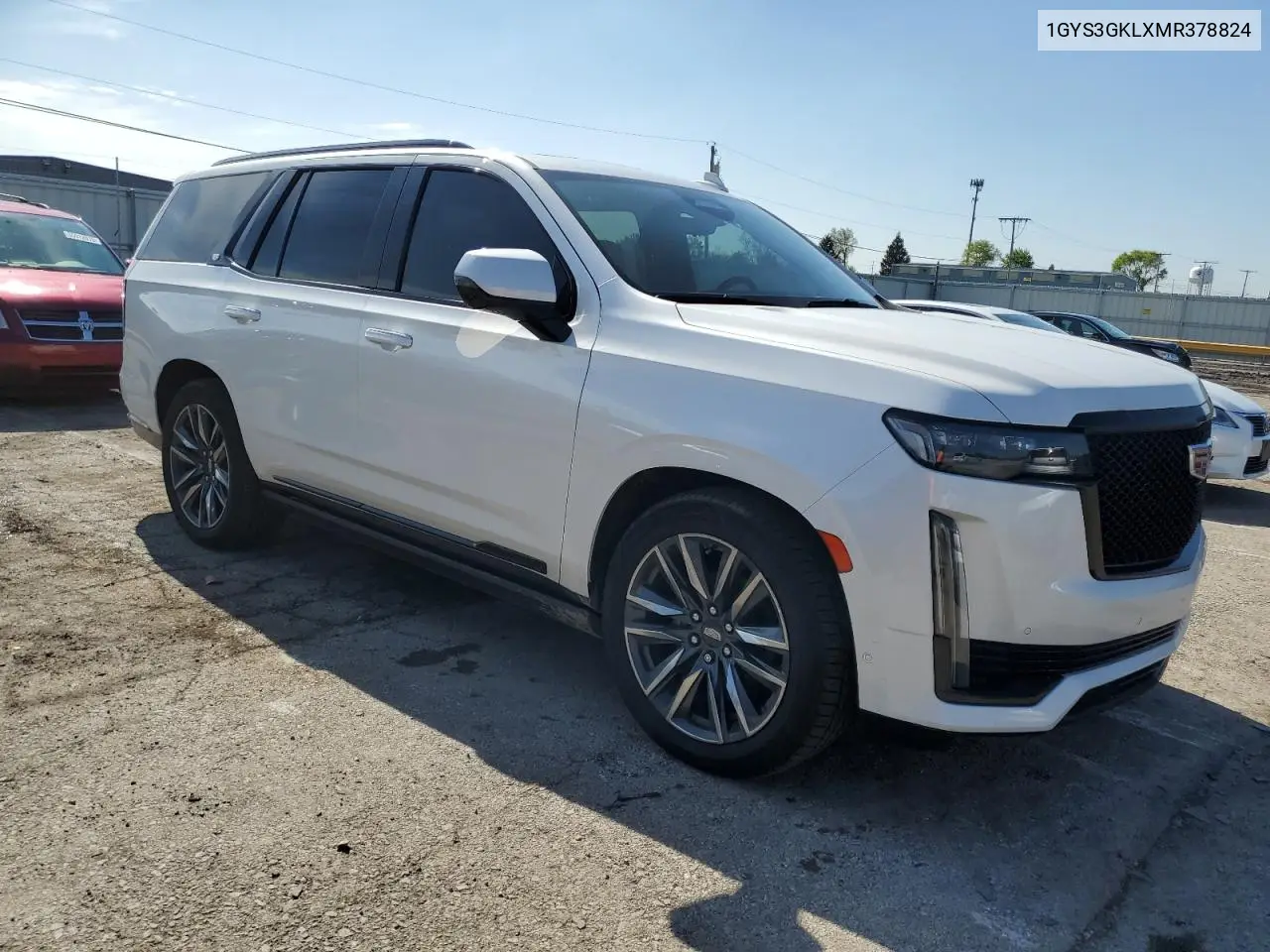 2021 Cadillac Escalade Sport Platinum VIN: 1GYS3GKLXMR378824 Lot: 55270325