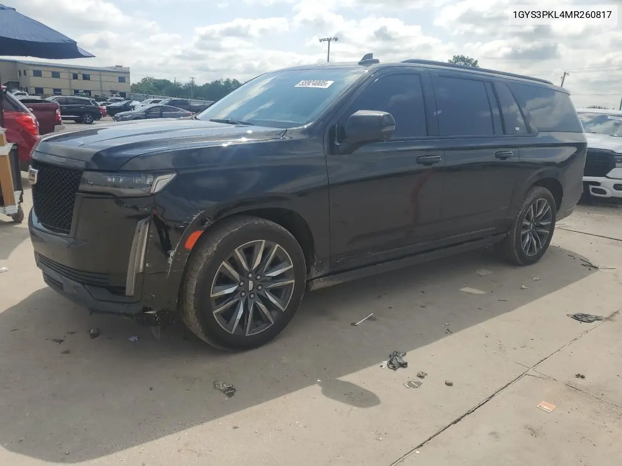 2021 Cadillac Escalade Esv Sport VIN: 1GYS3PKL4MR260817 Lot: 55924005