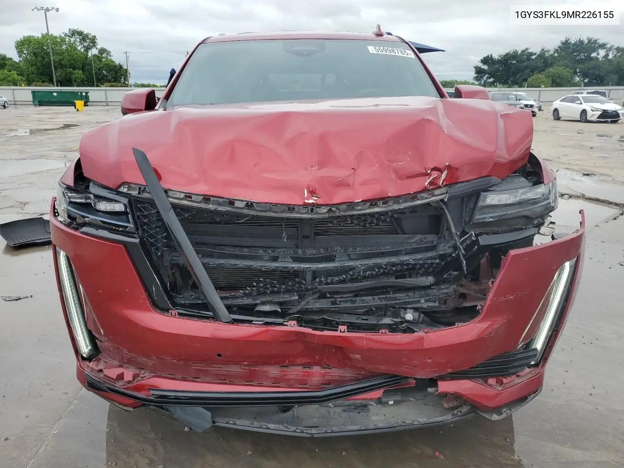 2021 Cadillac Escalade Sport VIN: 1GYS3FKL9MR226155 Lot: 55998785