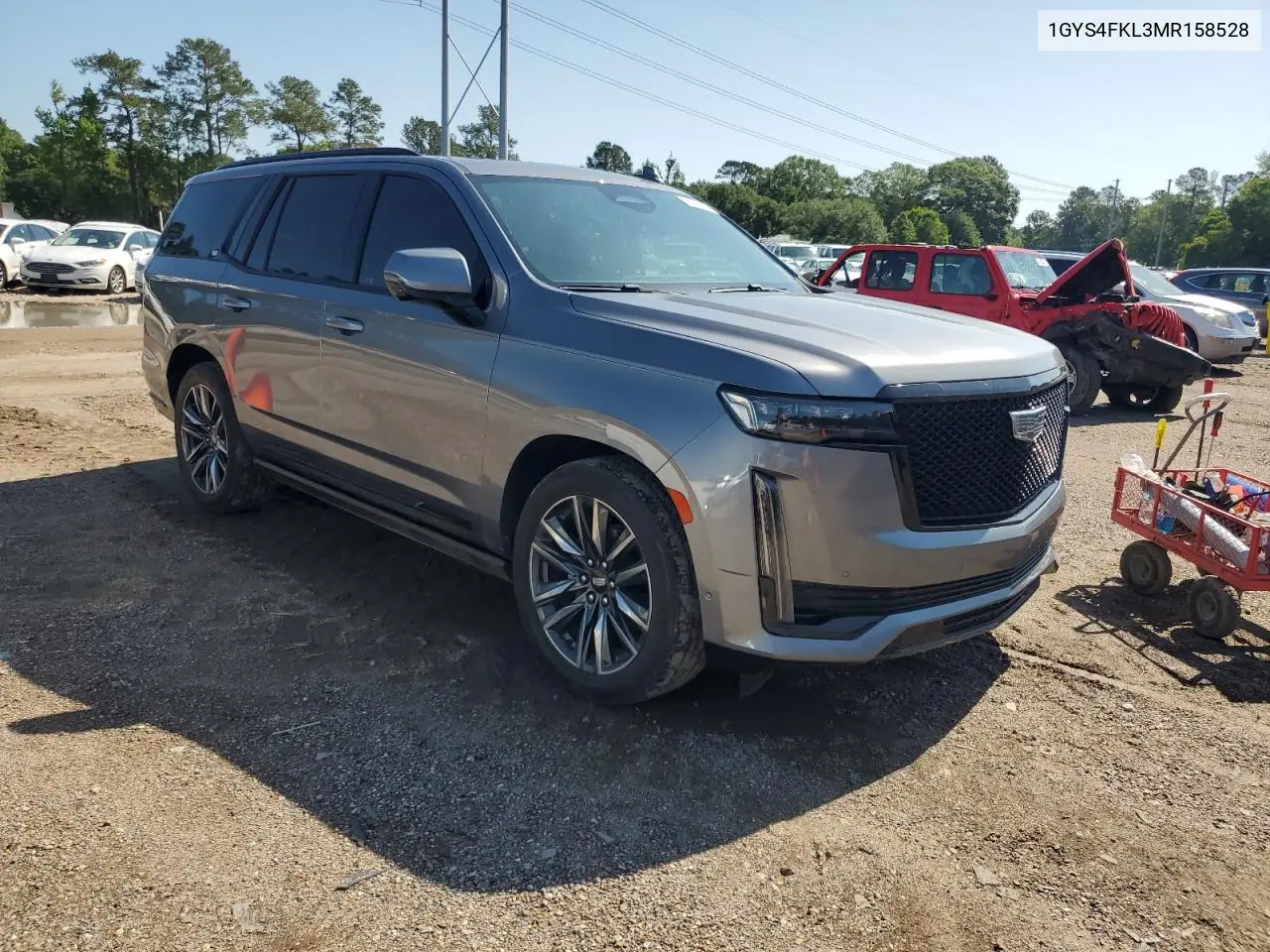 2021 Cadillac Escalade Sport VIN: 1GYS4FKL3MR158528 Lot: 56228135
