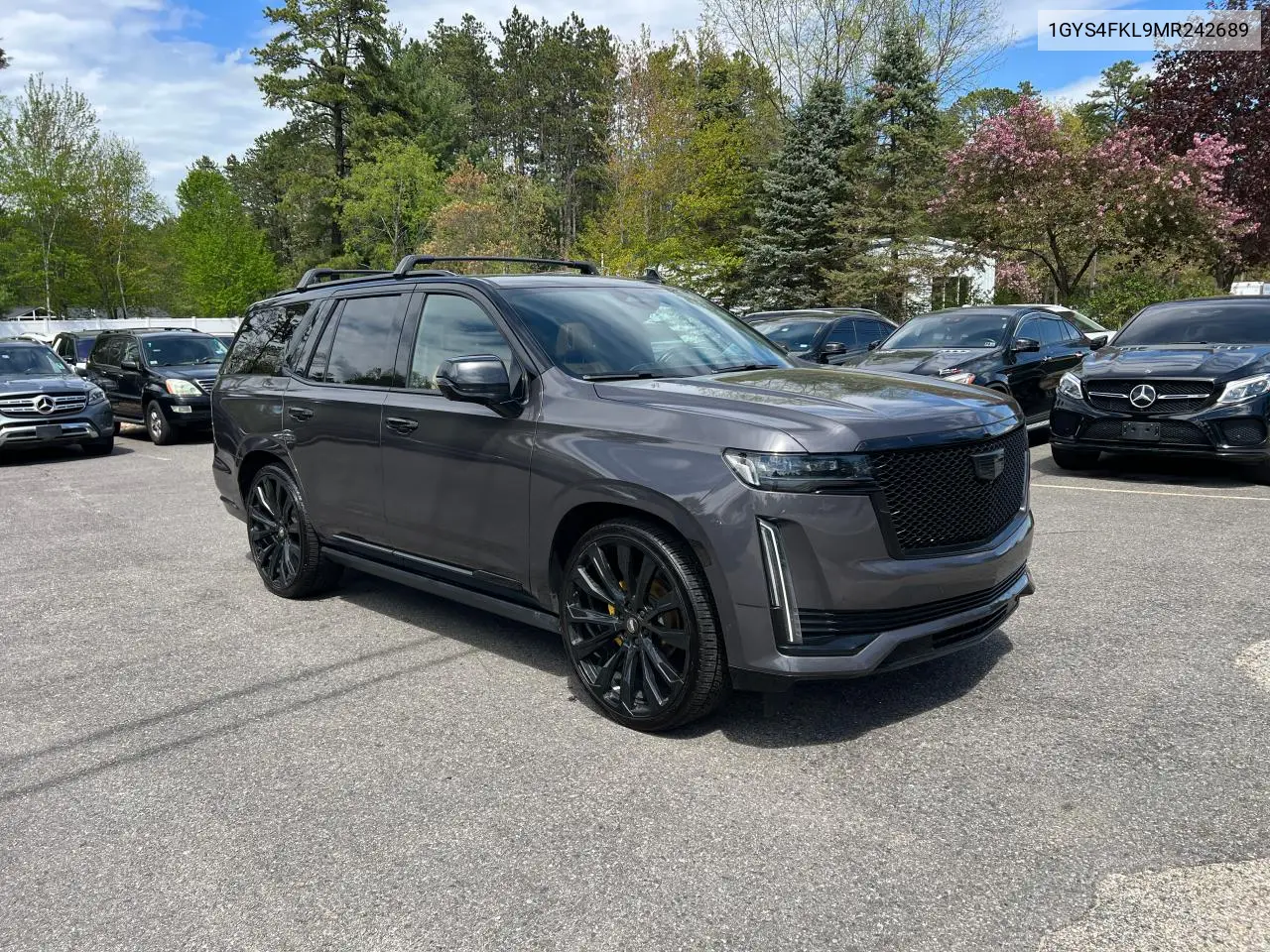 2021 Cadillac Escalade Sport VIN: 1GYS4FKL9MR242689 Lot: 56436835