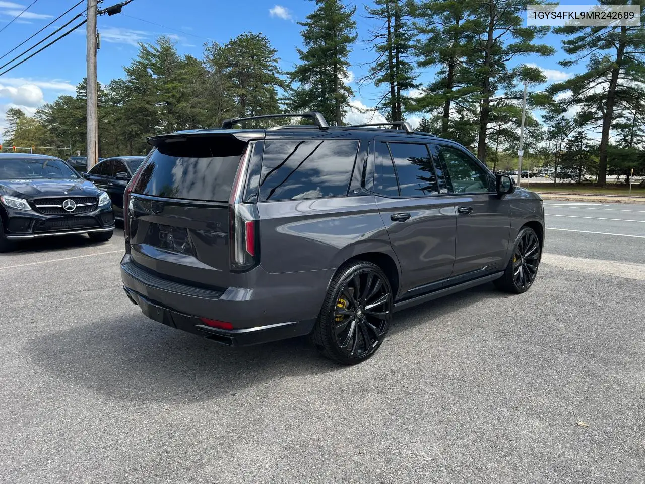 2021 Cadillac Escalade Sport VIN: 1GYS4FKL9MR242689 Lot: 56436835