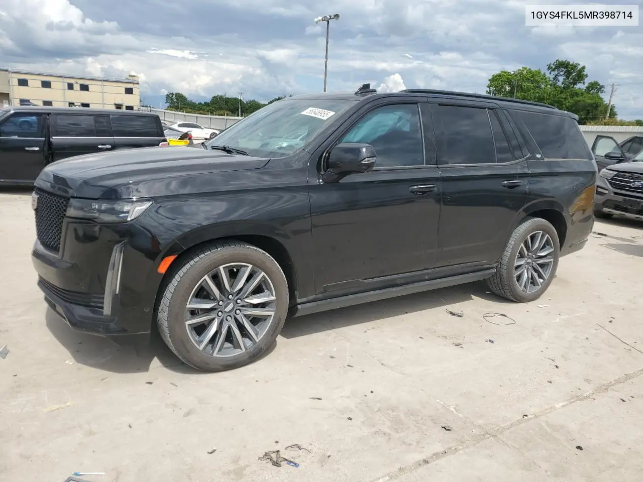 2021 Cadillac Escalade Sport VIN: 1GYS4FKL5MR398714 Lot: 56548955