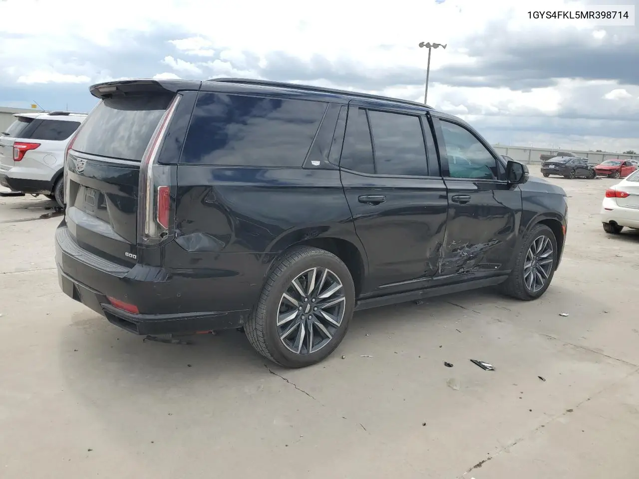 2021 Cadillac Escalade Sport VIN: 1GYS4FKL5MR398714 Lot: 56548955