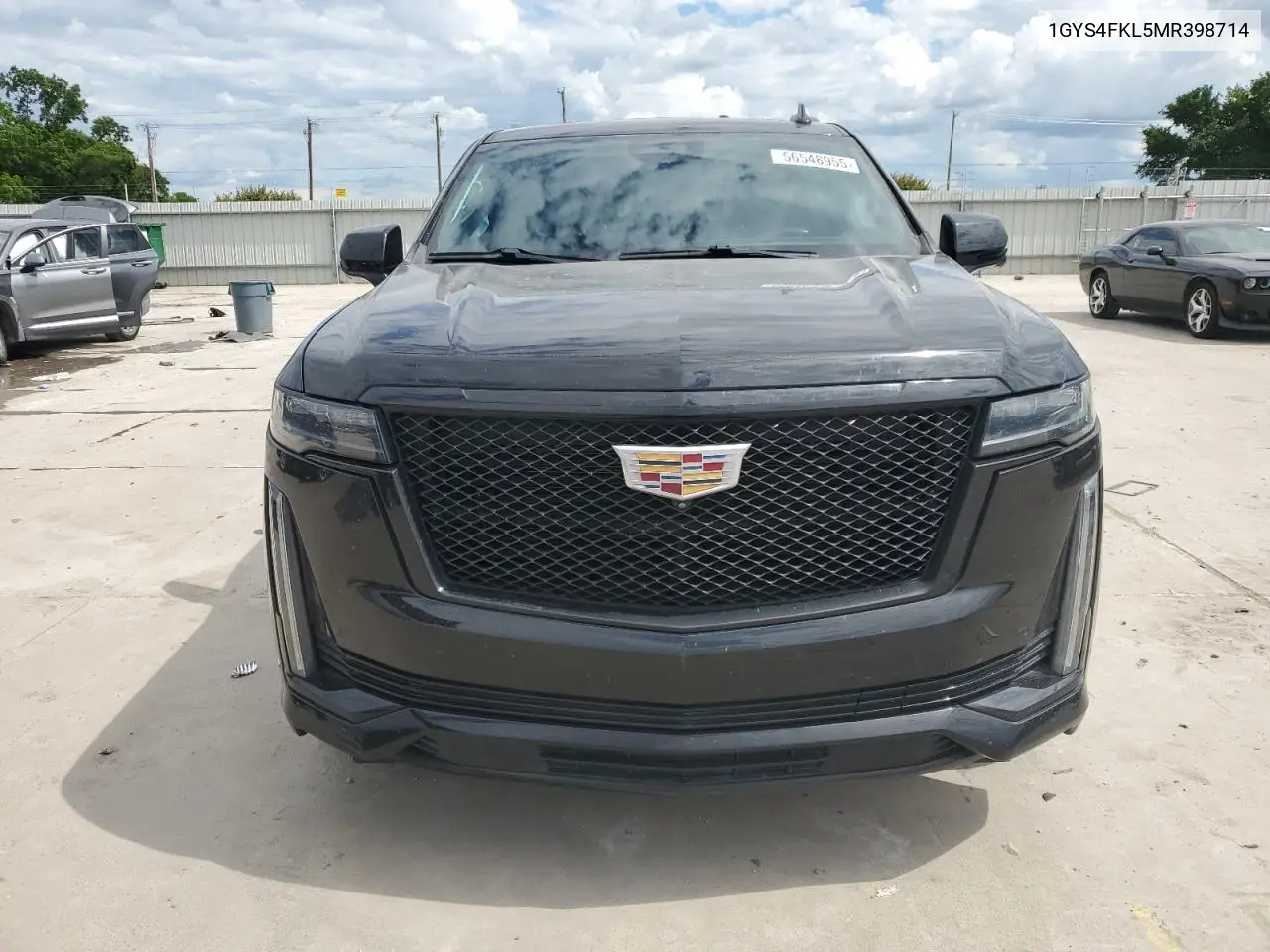 2021 Cadillac Escalade Sport VIN: 1GYS4FKL5MR398714 Lot: 56548955