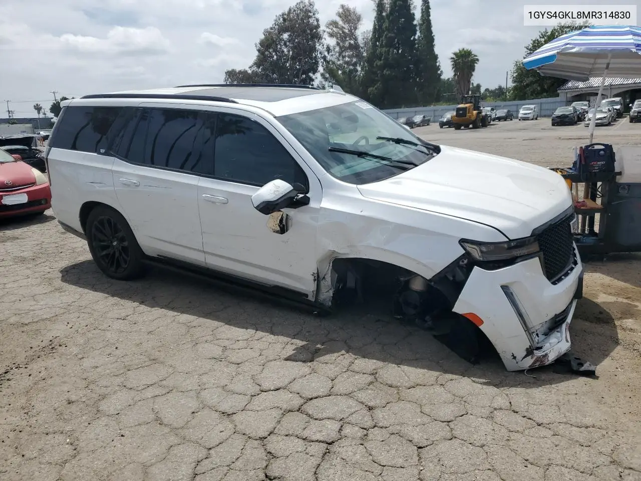 2021 Cadillac Escalade Sport Platinum VIN: 1GYS4GKL8MR314830 Lot: 56720865