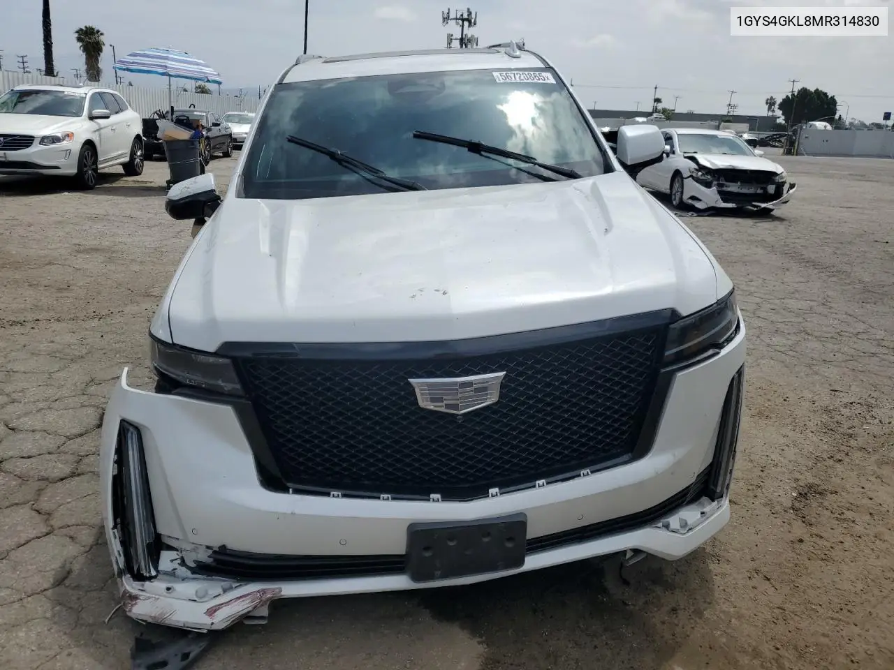 2021 Cadillac Escalade Sport Platinum VIN: 1GYS4GKL8MR314830 Lot: 56720865