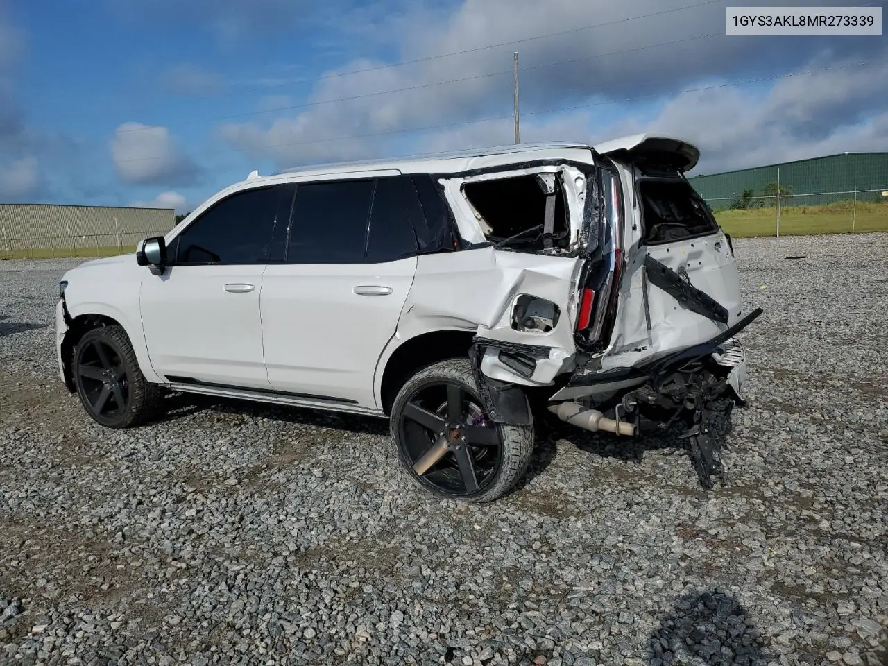 2021 Cadillac Escalade Luxury VIN: 1GYS3AKL8MR273339 Lot: 59557985