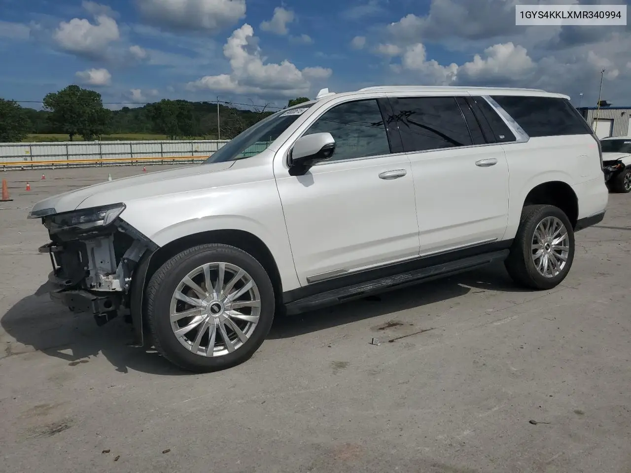 2021 Cadillac Escalade Esv Premium Luxury VIN: 1GYS4KKLXMR340994 Lot: 59800615