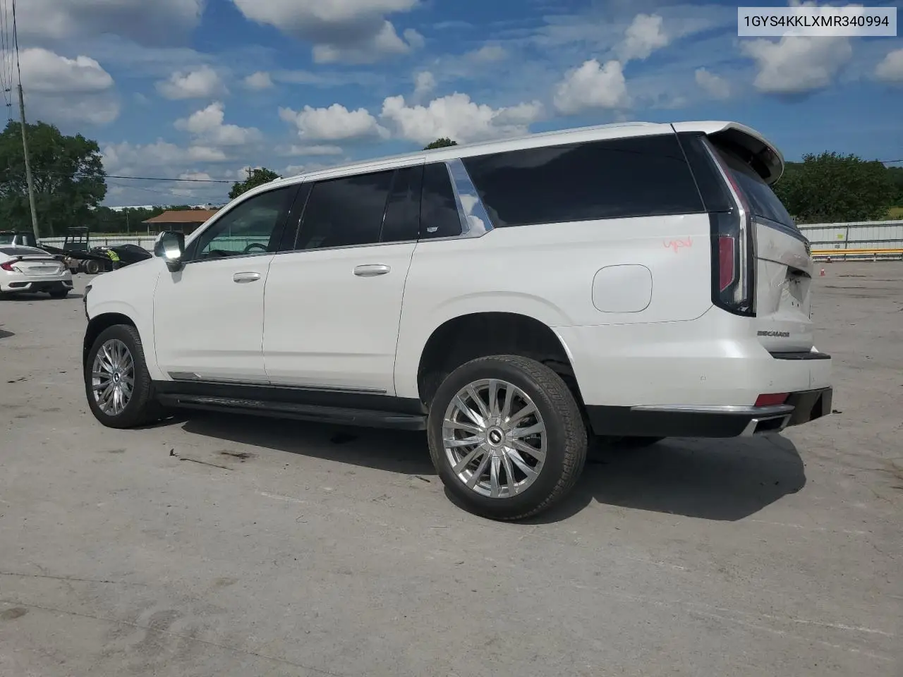 2021 Cadillac Escalade Esv Premium Luxury VIN: 1GYS4KKLXMR340994 Lot: 59800615
