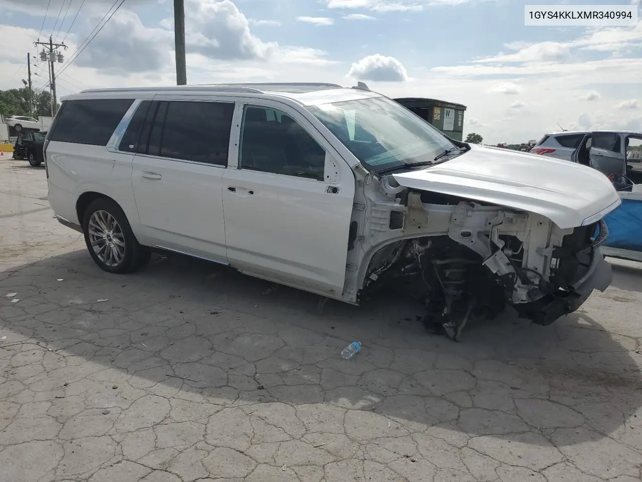 2021 Cadillac Escalade Esv Premium Luxury VIN: 1GYS4KKLXMR340994 Lot: 59800615