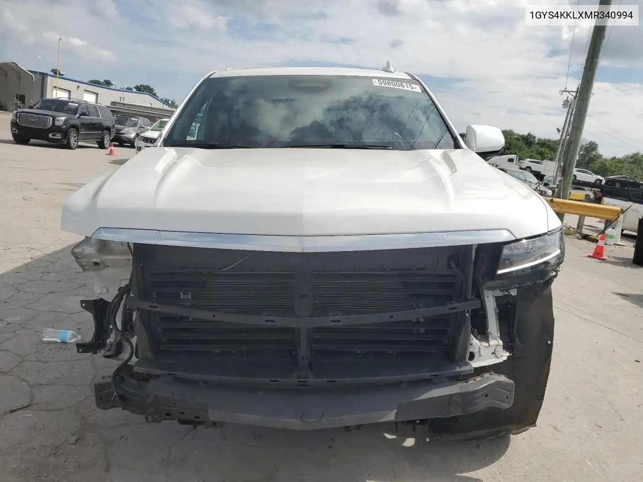 2021 Cadillac Escalade Esv Premium Luxury VIN: 1GYS4KKLXMR340994 Lot: 59800615