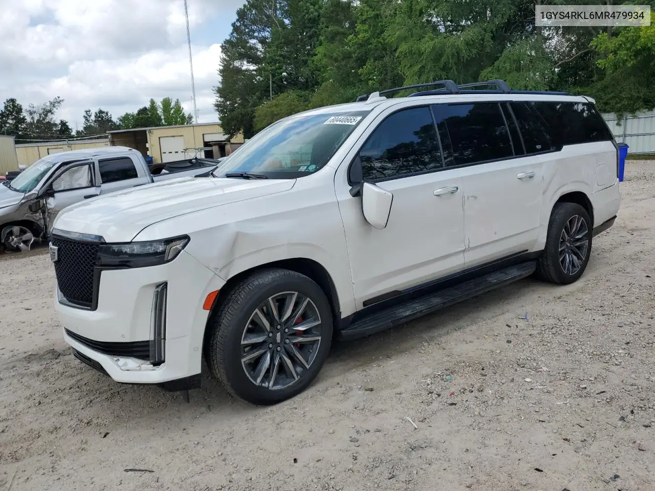 2021 Cadillac Escalade Esv Sport Platinum VIN: 1GYS4RKL6MR479934 Lot: 60440665