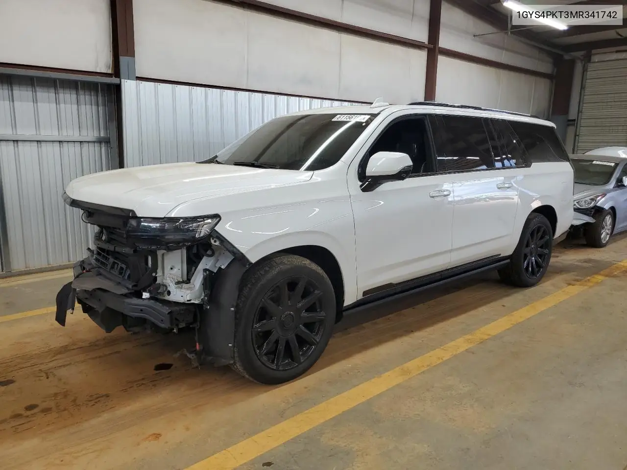 2021 Cadillac Escalade Esv Sport VIN: 1GYS4PKT3MR341742 Lot: 61156165
