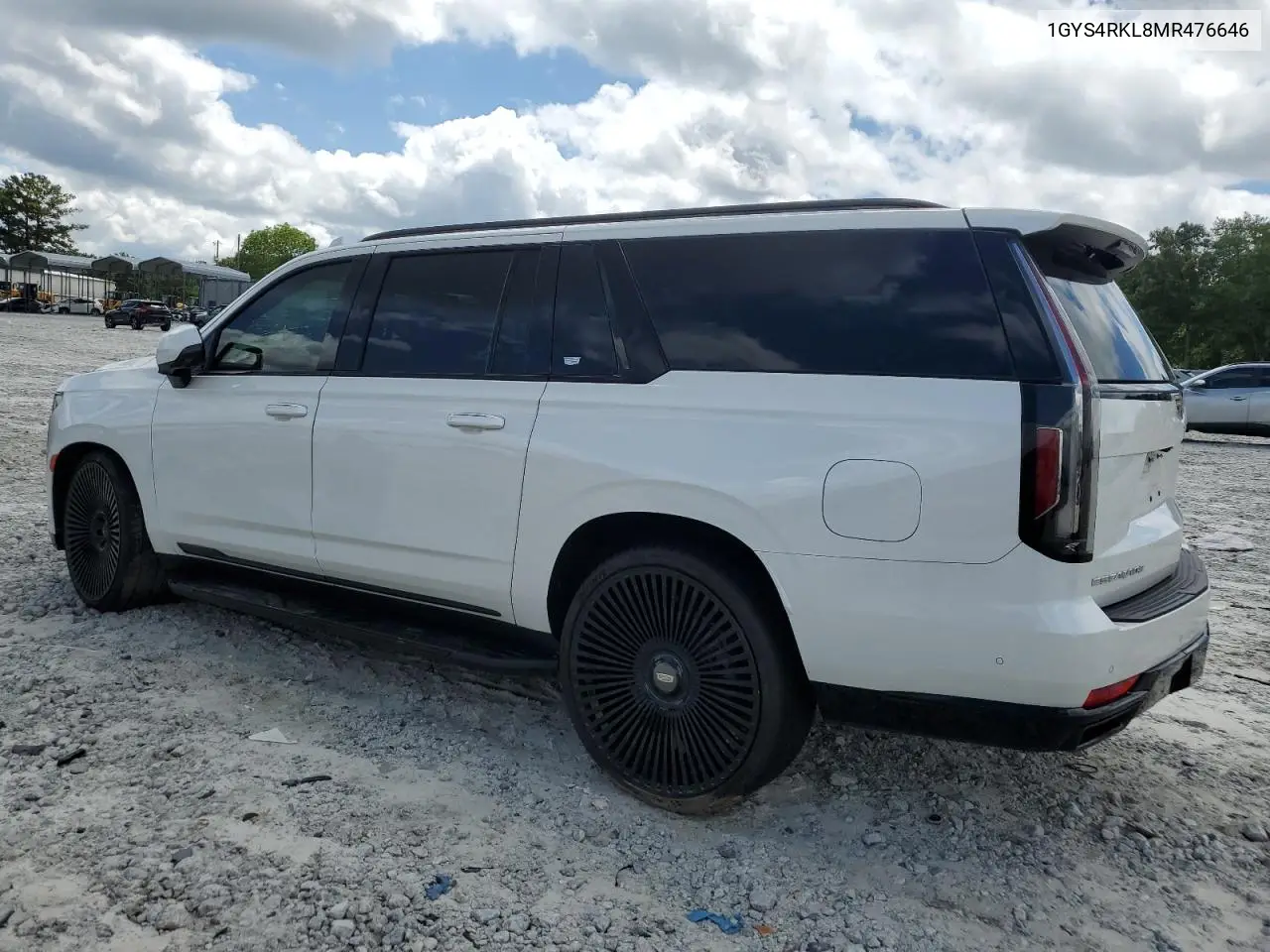 2021 Cadillac Escalade Esv Sport Platinum VIN: 1GYS4RKL8MR476646 Lot: 61366795