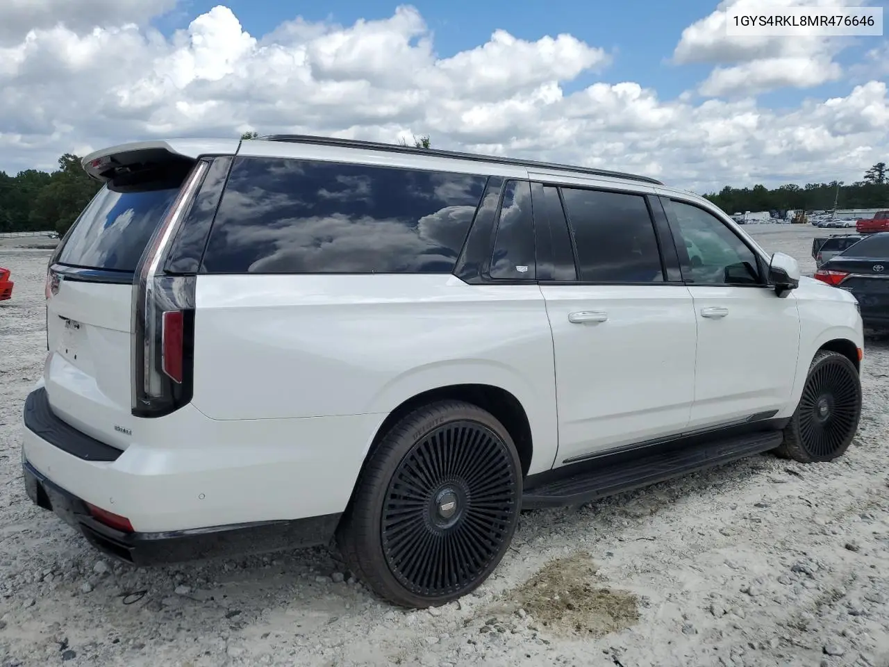 2021 Cadillac Escalade Esv Sport Platinum VIN: 1GYS4RKL8MR476646 Lot: 61366795