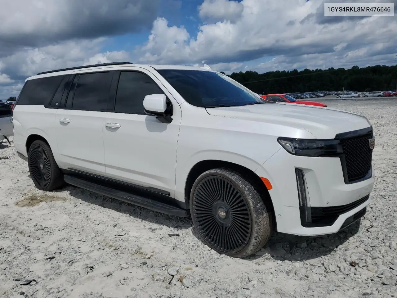 2021 Cadillac Escalade Esv Sport Platinum VIN: 1GYS4RKL8MR476646 Lot: 61366795
