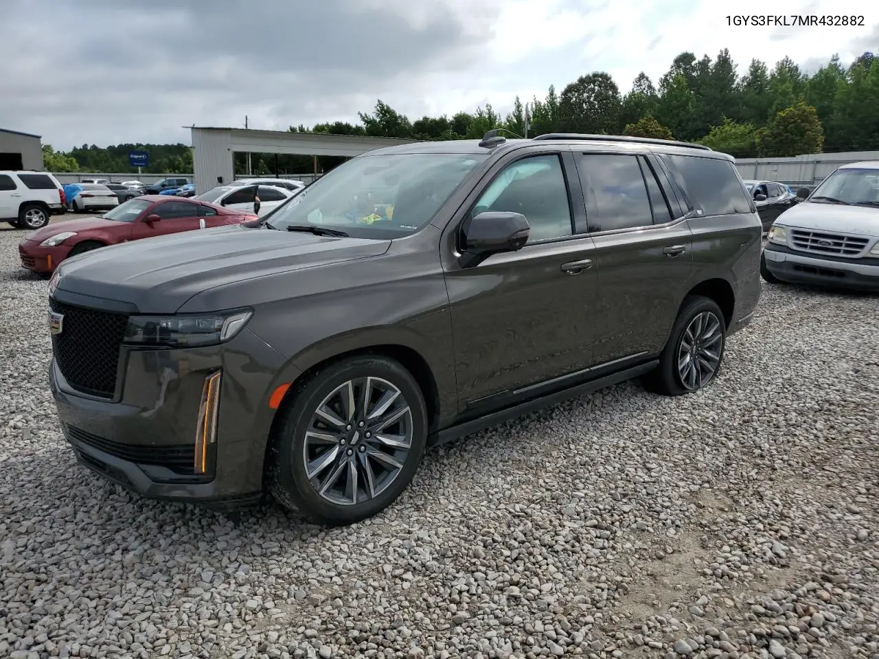 2021 Cadillac Escalade Sport VIN: 1GYS3FKL7MR432882 Lot: 61437955