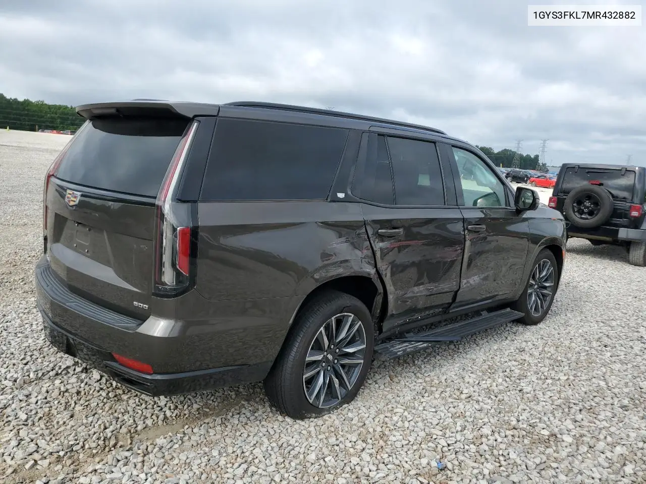 2021 Cadillac Escalade Sport VIN: 1GYS3FKL7MR432882 Lot: 61437955