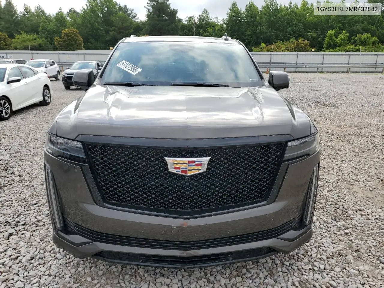 2021 Cadillac Escalade Sport VIN: 1GYS3FKL7MR432882 Lot: 61437955