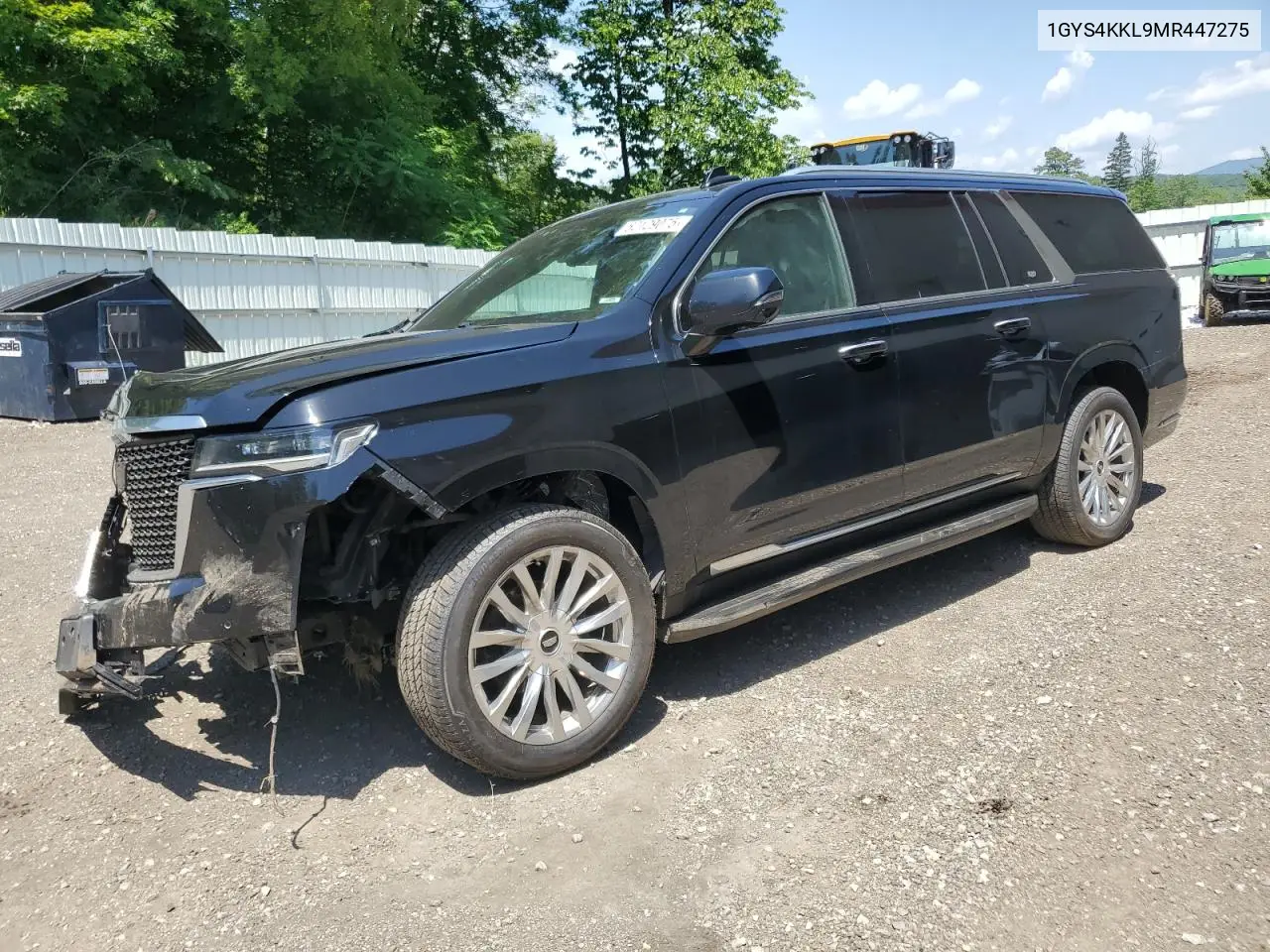 2021 Cadillac Escalade Esv Premium Luxury VIN: 1GYS4KKL9MR447275 Lot: 62129075
