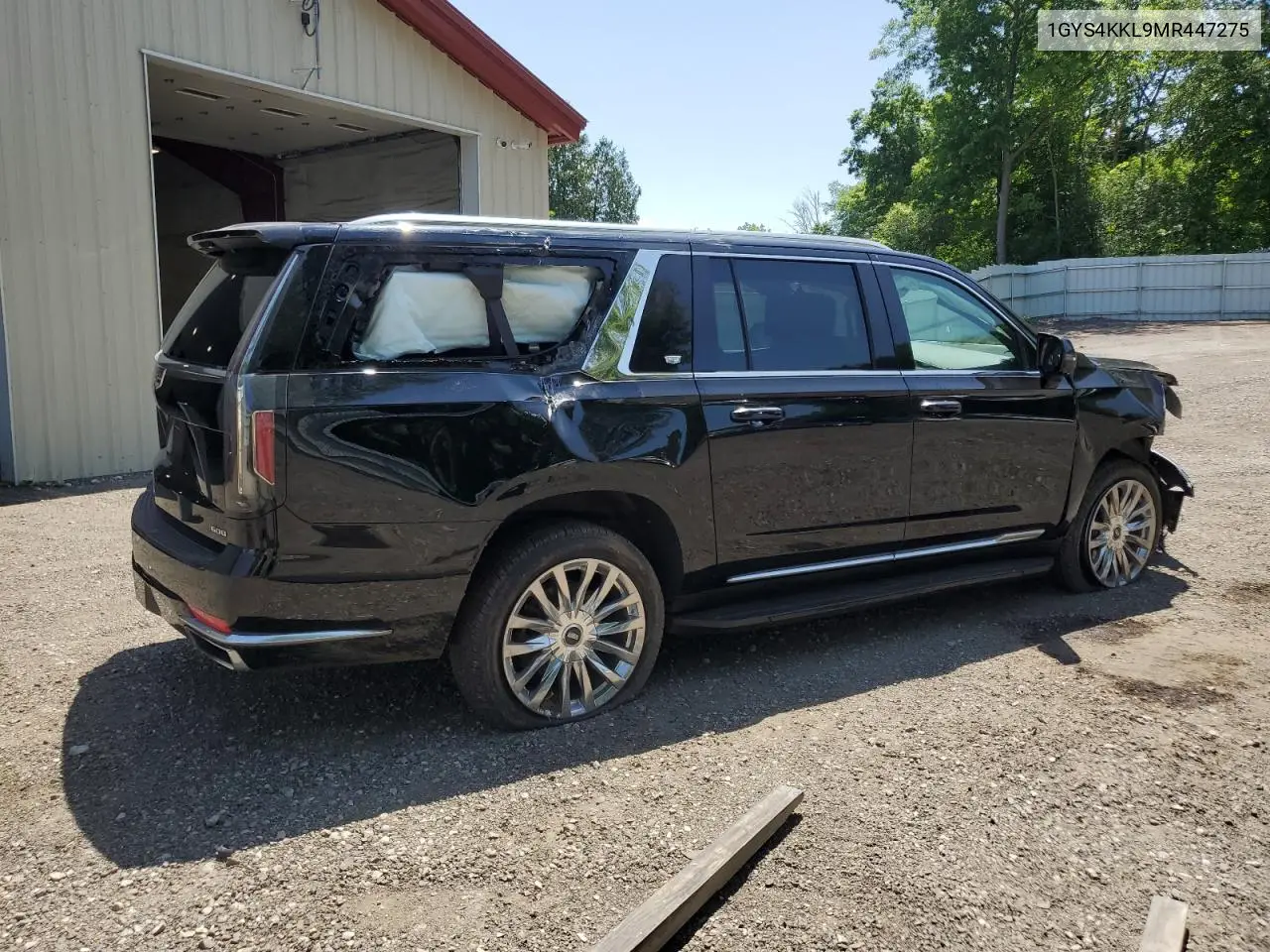 2021 Cadillac Escalade Esv Premium Luxury VIN: 1GYS4KKL9MR447275 Lot: 62129075