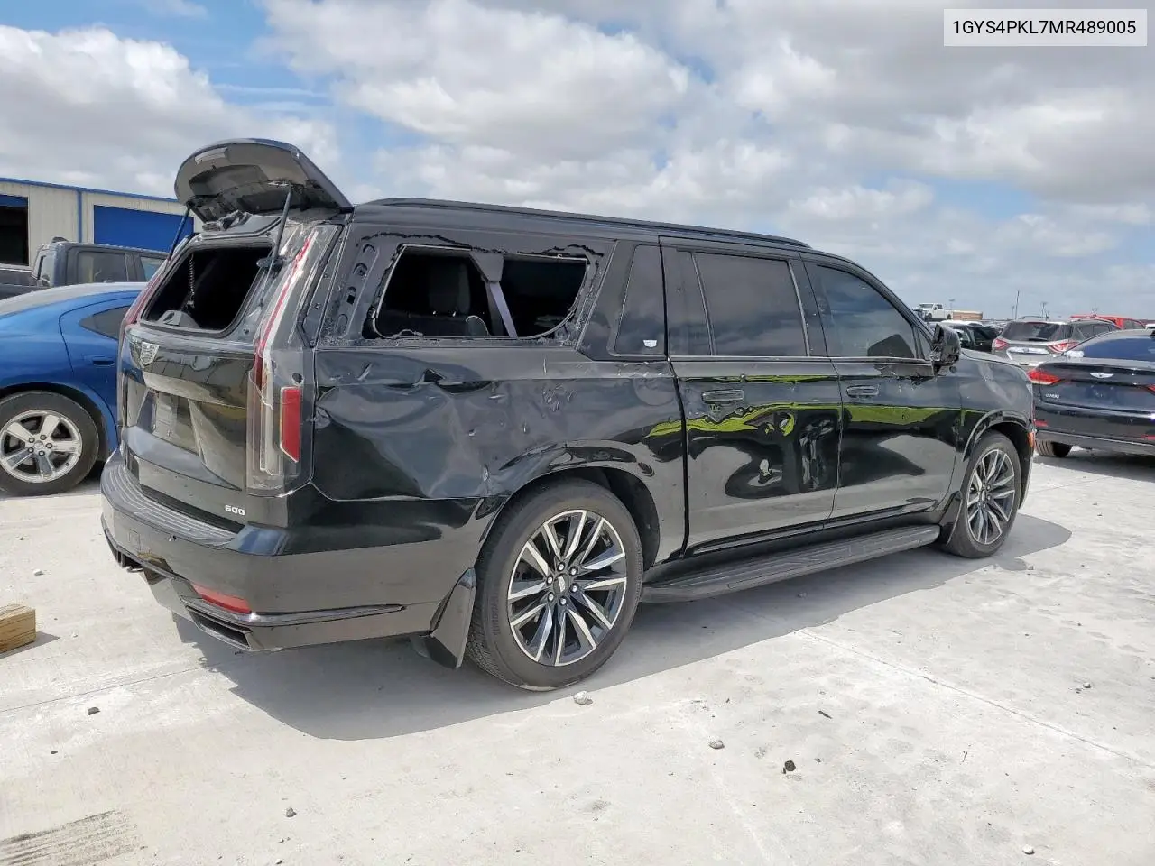 2021 Cadillac Escalade Esv Sport VIN: 1GYS4PKL7MR489005 Lot: 62689335