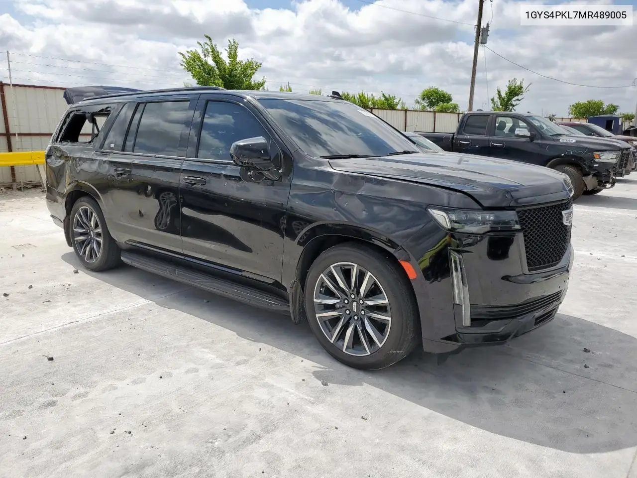 2021 Cadillac Escalade Esv Sport VIN: 1GYS4PKL7MR489005 Lot: 62689335