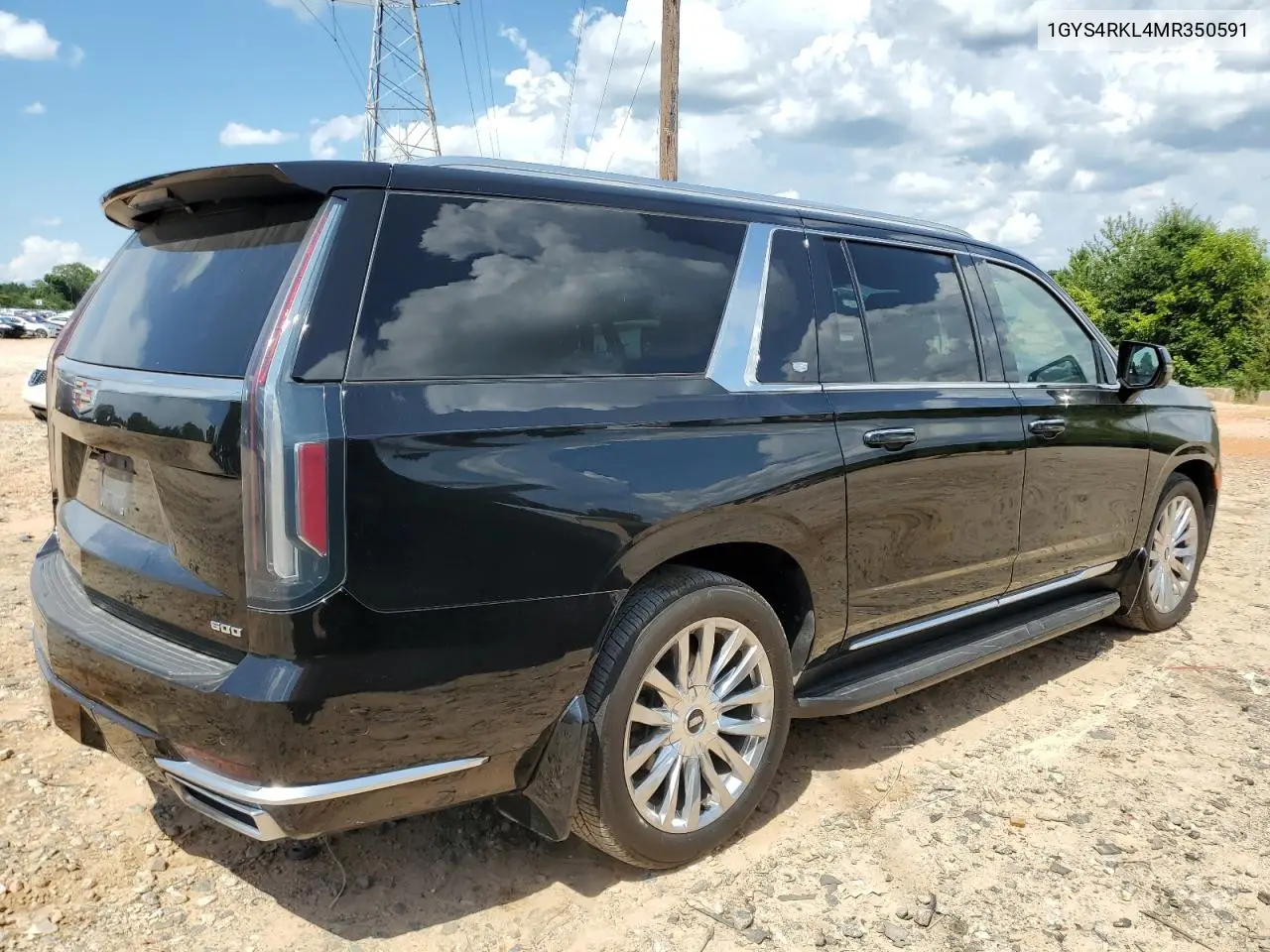 2021 Cadillac Escalade Esv Sport Platinum VIN: 1GYS4RKL4MR350591 Lot: 64551655