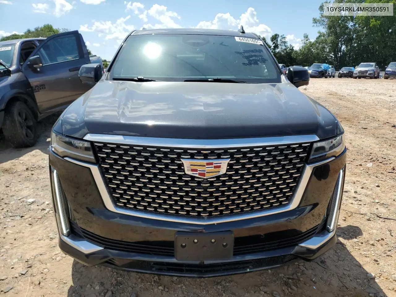 2021 Cadillac Escalade Esv Sport Platinum VIN: 1GYS4RKL4MR350591 Lot: 64551655