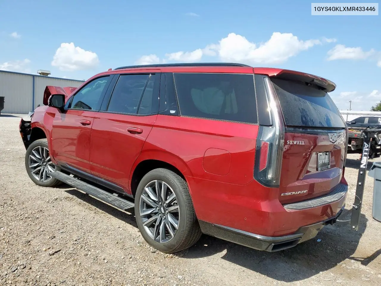 2021 Cadillac Escalade Sport Platinum VIN: 1GYS4GKLXMR433446 Lot: 64956405
