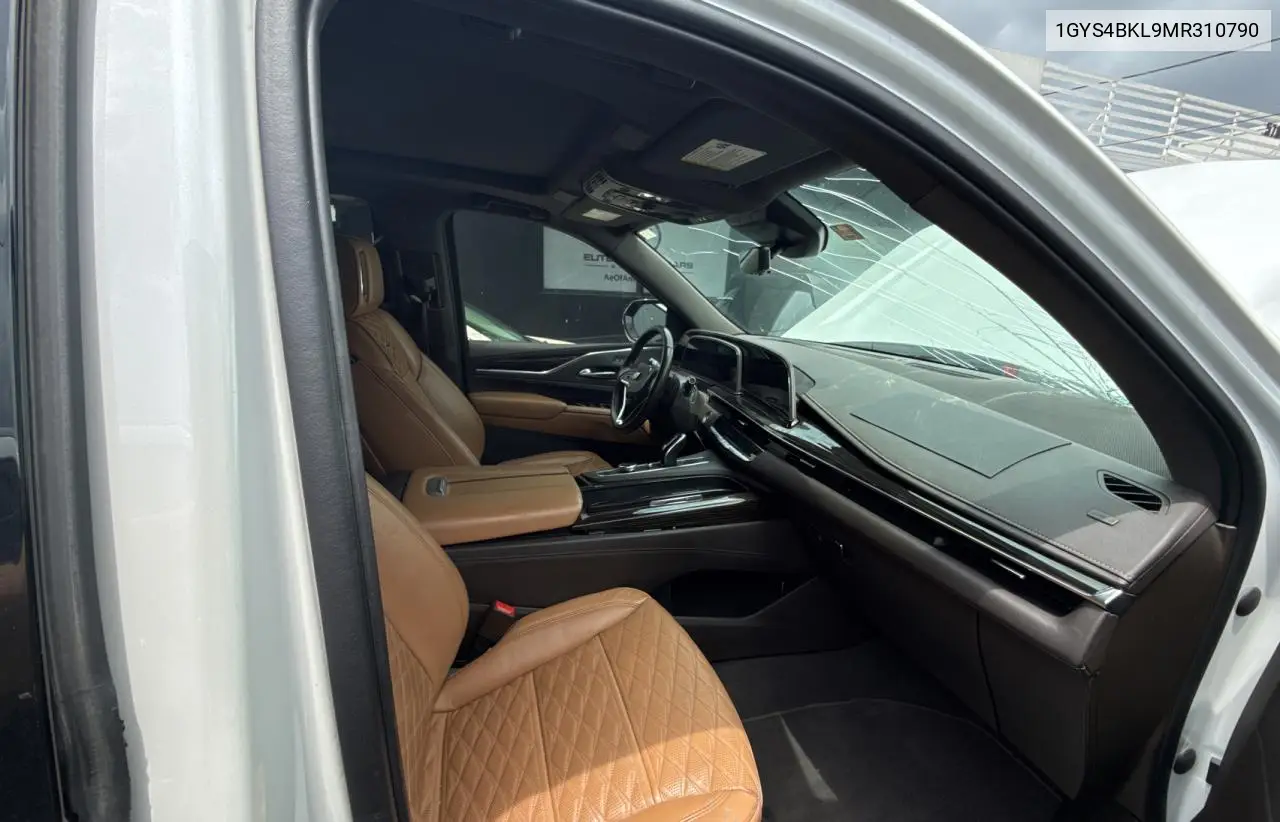 2021 Cadillac Escalade Premium Luxury VIN: 1GYS4BKL9MR310790 Lot: 65001365