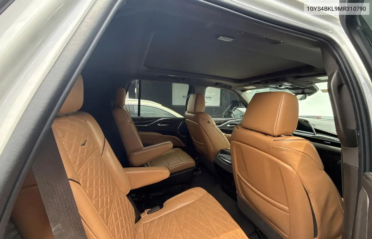 2021 Cadillac Escalade Premium Luxury VIN: 1GYS4BKL9MR310790 Lot: 65001365