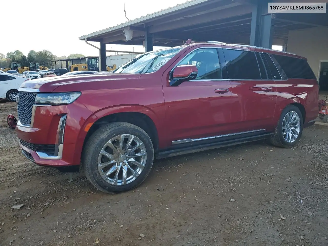 2021 Cadillac Escalade Esv Premium Luxury Platinum VIN: 1GYS4MKL8MR365758 Lot: 80059914