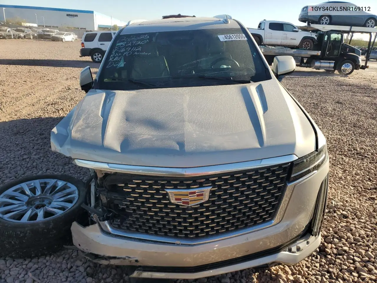 2022 Cadillac Escalade Premium Luxury VIN: 1GYS4CKL5NR169112 Lot: 45612055