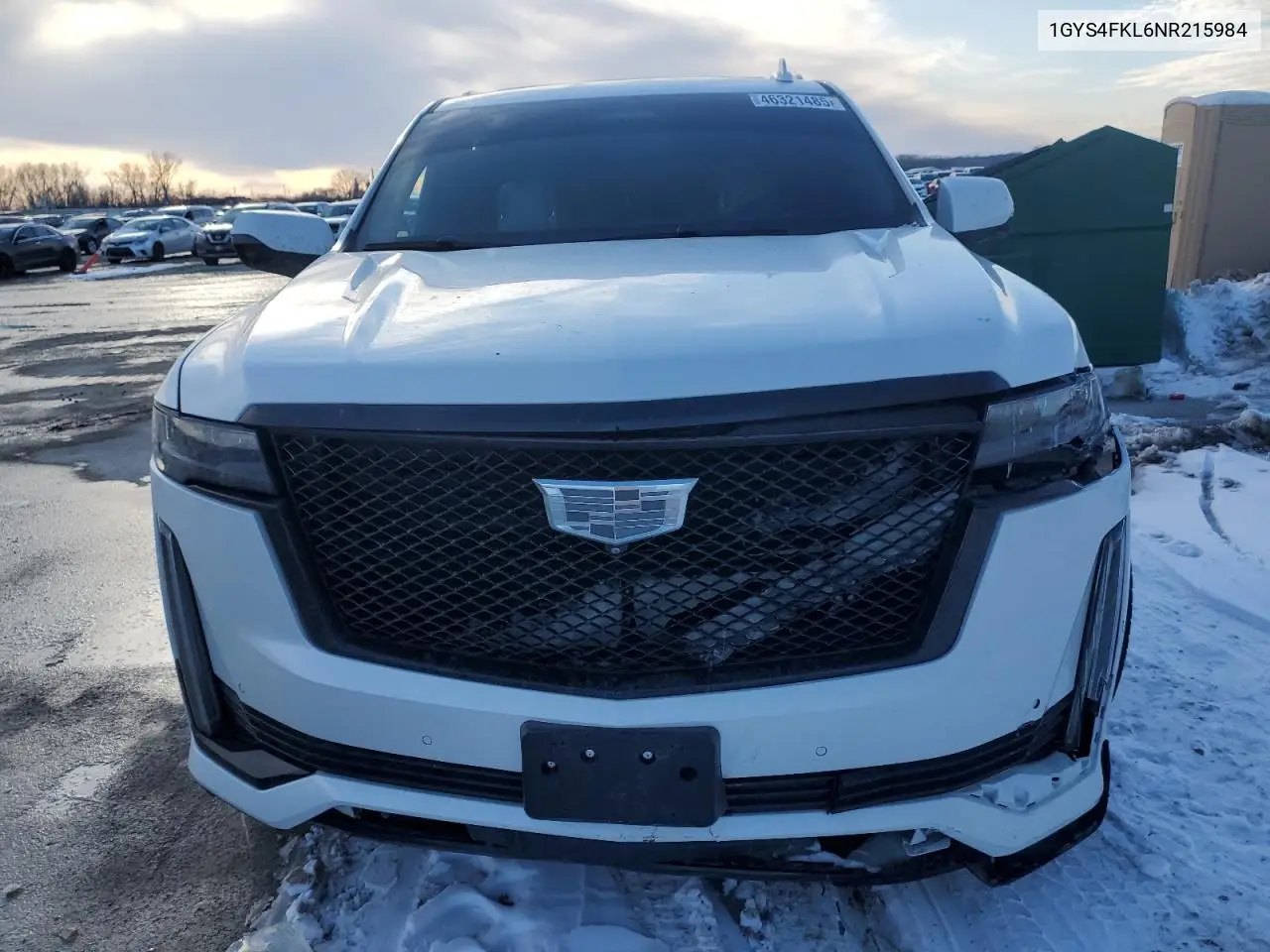 2022 Cadillac Escalade Sport VIN: 1GYS4FKL6NR215984 Lot: 46321485