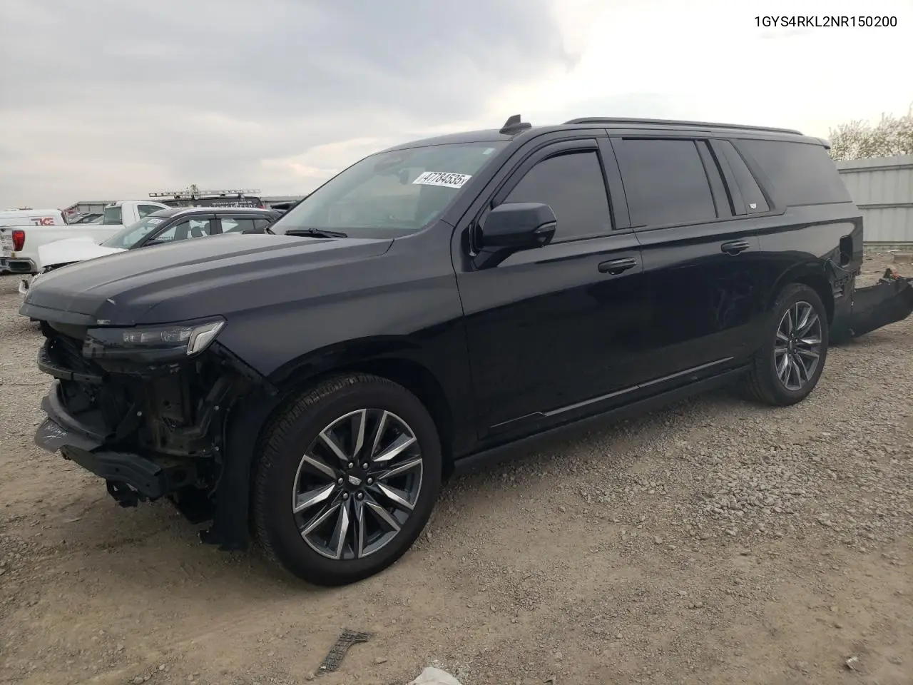 2022 Cadillac Escalade Esv Sport Platinum VIN: 1GYS4RKL2NR150200 Lot: 47784535