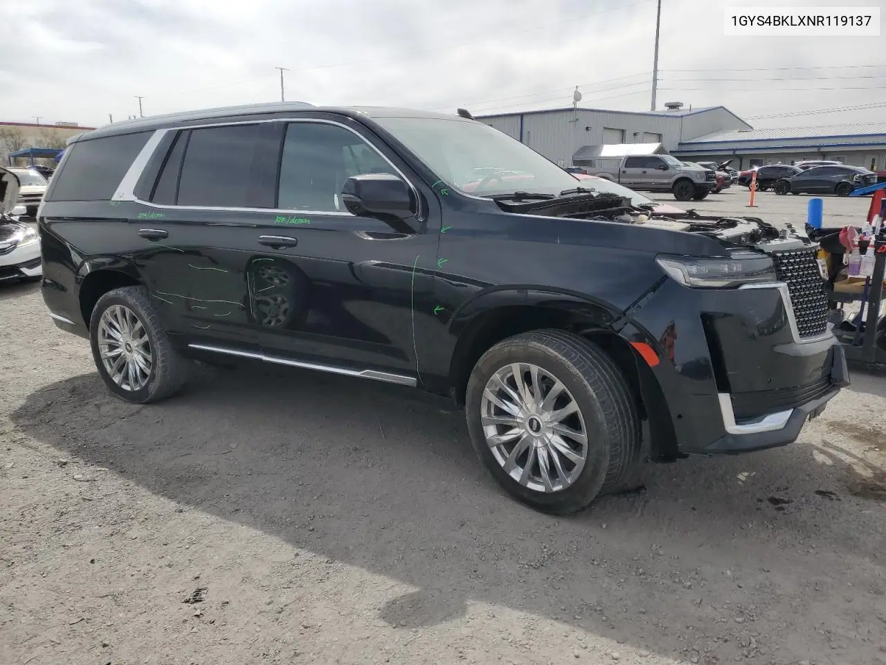 2022 Cadillac Escalade Premium Luxury VIN: 1GYS4BKLXNR119137 Lot: 51132185